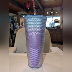 *PRICED TO SELL* Starbucks 24oz Iridescent Studded Purple Tumbler